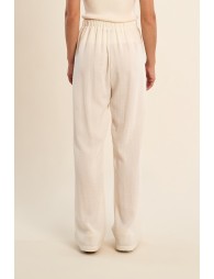 Pantalon fluide, taille haute