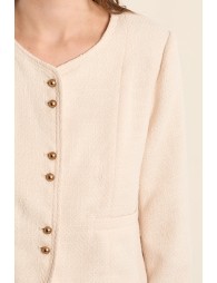 Short jacket, in tweed