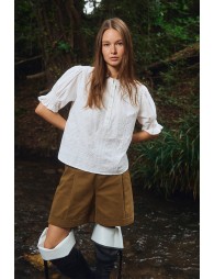 Short taille haute, paperbag