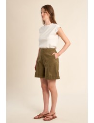 Short taille haute, paperbag