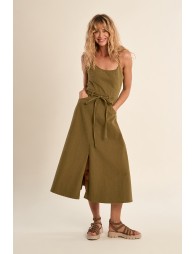 Robe en denim, nouable