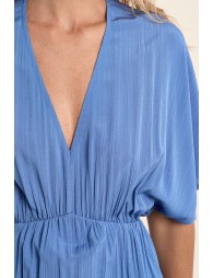 Robe longue, élastiquée