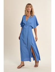 Robe longue, élastiquée