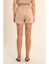 Short taille haute, ceinturé