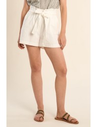 Short taille haute, ceinturé