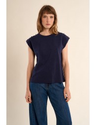 T-shirt à épaulettes