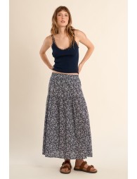 Long skirt, printed