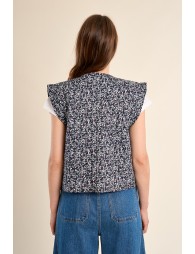 Cotton bolero, quilted