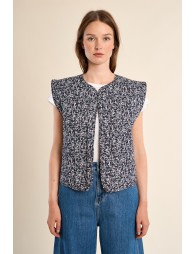 Cotton bolero, quilted