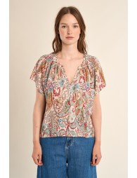 Cashmere print top