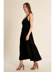 Long dress with ruffles