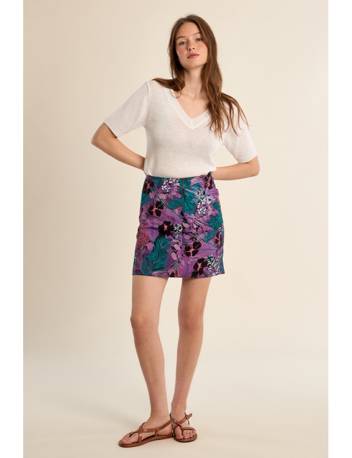 Short skirt, printed