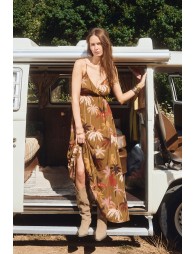 Maxi dress, printed