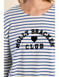 Long-sleeved T-shirt, striped