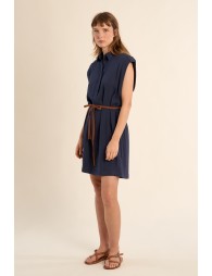 Petite robe Safari ceinturée