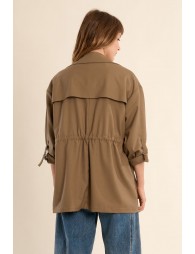 Lightweight belted jacket