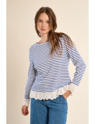 T-shirt manches longues en coton