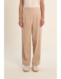 Pantalon fluide, taille haute