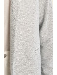 Blazer de mujer de manga larga, en tejido brillante.