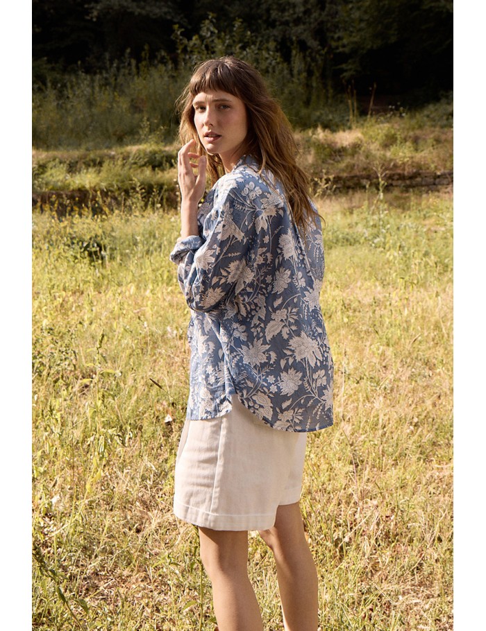 Chemise oversize en coton