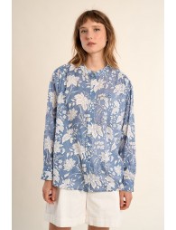 Oversized cotton shirt