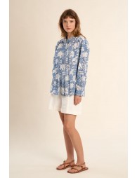 Oversized cotton shirt