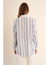Cotton shirt, striped