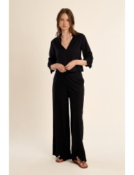 Cropped blouse, cotton