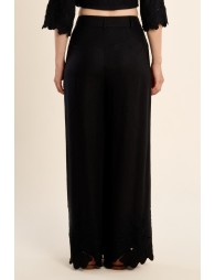 Straight-leg trousers, made of cotton