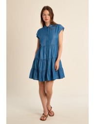 Short lyocell dress