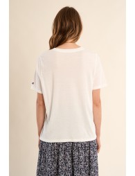 "T-shirt en coton ""Peace"""