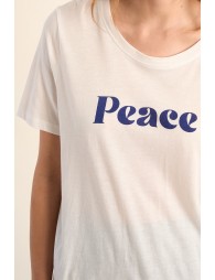 "T-shirt en coton ""Peace"""