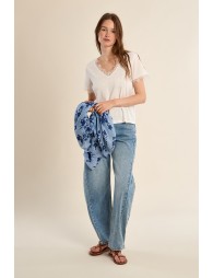 Large scarf, floral print