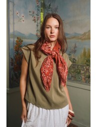 Pañuelo de mujer liso, estampado.