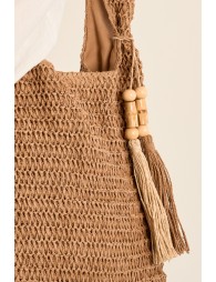 Sac en paille oversize