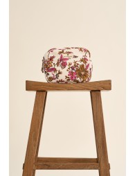 Mini floral print pouch