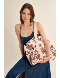 Tote bag, sporty, floral print