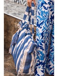 Large sac cabas, en coton