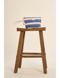 Cotton pouch, braided