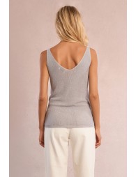 Top de mujer de tirantes, estampado lunares.