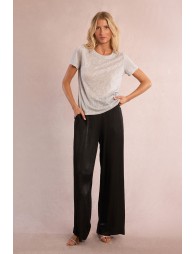 Semi-sheer glitter T-shirt