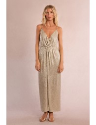 Robe longue, irisée