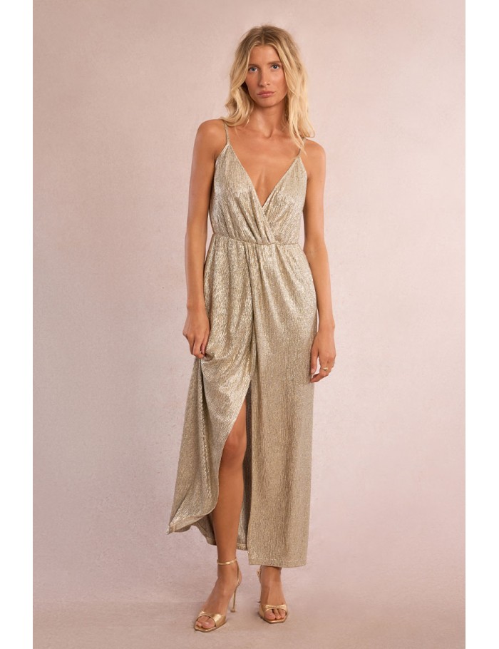 Long, iridescent dress