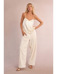 Top de mujer de tirantes, con estampado.