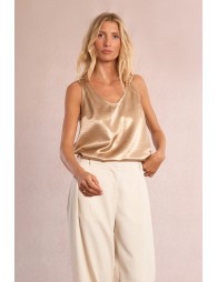 Satin tank top