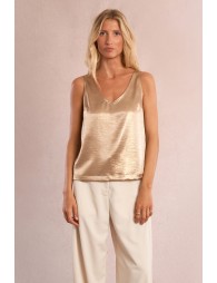 Satin tank top