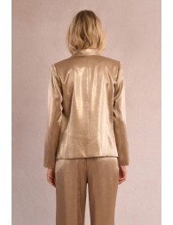 Blazer droit irisé