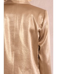 Iridescent straight blazer