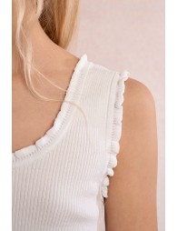Ruched tank top