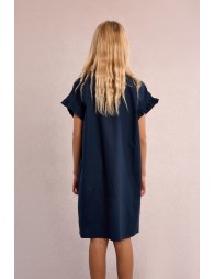 Robe chemise à smocks